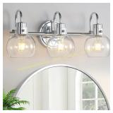 Polished Chrome 3-Light Vanity Fixtures
