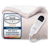 Bedsure Heated Blanket   Preheat (50x60) Cream