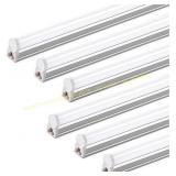 Barrina 6-Pack LED T5 4ft Shop Light, 2200lm