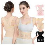 babaka Posture Corrector Women, Beige, M