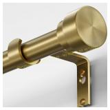 Oneach 28 48" Heavy Duty Curtain Rod, Gold