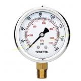 SENCTRL 0-160 Psi Gauge, 2.5" Dial, NPT, SS