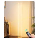 EDISHINE LED Floor Lamp, 55" Dimmable, Gold