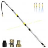 Buyplus 24FT Reach Gutter Cleaner 3/4" Valve