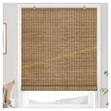 LazBlinds Cordless Bamboo Blinds, 39x64