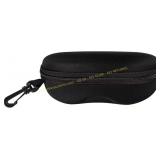 Zipper Shell Sunglasses Case with Clip