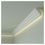 Pushglossy LED Ceiling Crown Molding Kit