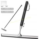 60" Telescopic Window Squeegee with Pole