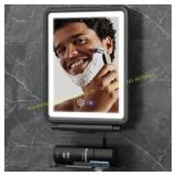 Fogless Shower Mirror with Razor Holder