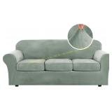 H.VERSAILTEX Velvet Plush 4pc Sofa Slipcover