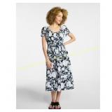 Time and Tru Smocked Dress, Short Sleeves