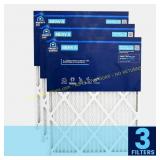 Project Source 16x20x1 MERV 8 Filter (3-Pack) 2ct