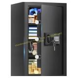 5.1 Cuft Home Safe: Waterproof Fireproof Box