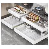 Seinloes 4 Pack Pull Out Cabinet Organizer