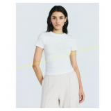 Scoop Women s Stretch Cotton Tee Sz L