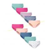 Hanes Girls Briefs Underwear Pack, 10-Pack Sz 8