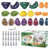 TOPNEW Rock Climbing Holds with Hardware