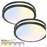 Hepside 13" Flush Mount Ceiling Light 2-Pack