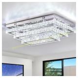 Finktonglan Modern Crystal LED Ceiling Light