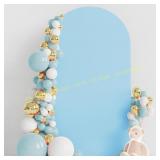 Wokceer 7.2FT Wedding Arch Cover Dusty Blue