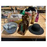Tin Set, Hat, Lights, Etc