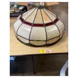 Slag Glass Hanging Lamp