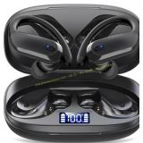 Wireless Earbuds BT 5.4, IPX7, 80h Black