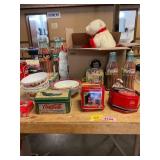 Coca Cola playing cards, bowls, & more