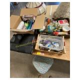 Water bottles, assorted essential oils, & misc