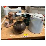 Ledge Set, Watering Can, Kettle, Etc