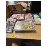 Oil paint set & stack of games