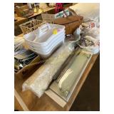 Utility baskets, picnic baskets, & misc