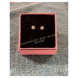 Gold 1ct Diamond Stone Earrings