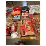 Coca Cola car container, 2023 calendar, & more