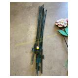 6 metal rods