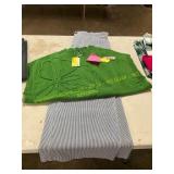 Lg Striped Pants, XL Sweater