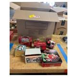 Coca Cola Tins, Lunch Pail, Etc