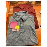 2ct Size L Performance Polos