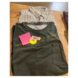 2XL Northcrest Button Down + Wrangler T