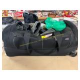 Duffel Bag w/ Assorted Shoes + Clothes