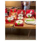 Christmastime assorted dish ware