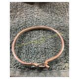 Silver Breast Cancer Awareness Bracelet