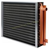 16x18 Heat Exchanger Water-to-Air, 1" Copper