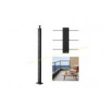 VEVOR 1-Pack Cable Railing Post, 36x2x2 In