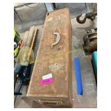 Metal tool box and tools