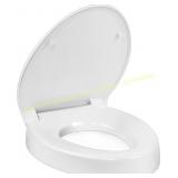 Raised Toilet Seat 3" for Elongated Toilets