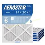 Aerostar 14x20x1 MERV 6 Filter (6)