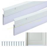MorningRo 2P 3ft Aluminum/Vinyl Door Sweep