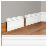 Pangda 4 Pcs White Wall Baseboard Covers