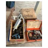 Table vises, B and D drill, exhaust fan
